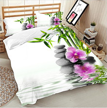 Borboleta Flor 3d rainha king size dupla inverno jogo de cama de capa de edredon lençol fronhas 2024 - compre barato