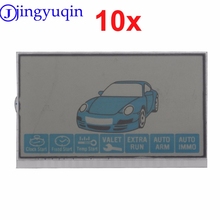jingyuqin 10ps B9 lcd display for russian version starline B9 lcd remote two way car remote controller 2024 - buy cheap