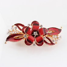 Christmas gift hair clips Flower Hairpin Golden plated  Head wear Woman jewelry nickel-free 2024 - buy cheap