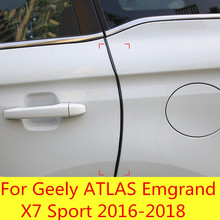 Invisible door guard strip door edge anti-collision strip soundproof sealing For Geely ATLAS Emgrand X7 Sport 2016-2018 2024 - buy cheap