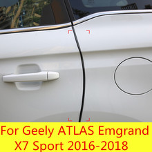 Tira Invisible de protección de puerta Borde de puerta tira anticolisión sellado insonorizado para Geely Atlas Emgrand X7 Sport 2016-2018 2024 - compra barato