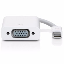 Mini DisplayPort Display Port DP To VGA Adapter Cable for Apple MacBook Air Pro iMac Mac Mini Adapter Cable White 2024 - buy cheap