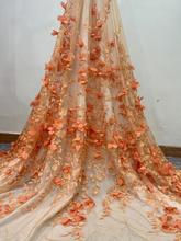 Sat-3.3123 moda lantejoulas tule bordado tecido de renda líquida francês para o vestido de festa 2024 - compre barato