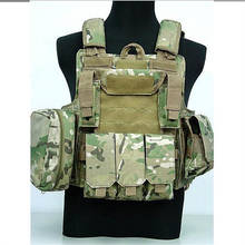 military tactical vest molle Combat Strike Plate Carrier CIRAS Vest Multi Camo sports vest 2024 - buy cheap