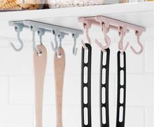 1PC Kitchen Cabinet Wall Sticky Hook Kitchen Ceiling Cupboards Hanging Rack organizer 6 hooks Rod Wall Hook Kitchen Tool OK 0707 2024 - buy cheap