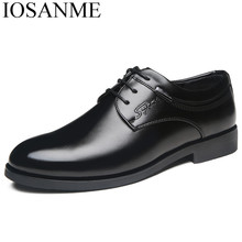 Элегантные Мужские Формальные кожаные туфли с острым носком; Роскошная брендовая винтажная деловая Мужская обувь; свадебные офисные туфли-оксфорды для мужчин 2024 - купить недорого