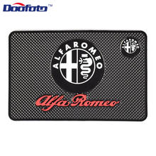 Doofoto Car Styling Auto Stickers Non slip Mat Case For Alfa Romeo Mito 159 147 156 Giulietta Badge Dashboard Pad  Accessories 2024 - buy cheap