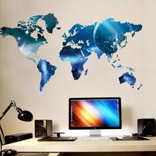 Большая глобальная карта мира, Настенная Наклейка на стену, художественная наклейка, карта, Масляные картины, 1470, украшение для дома, комнаты 2024 - купить недорого