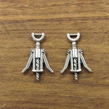 10pcs Charms wine opener 26*16mm Tibetan Silver Plated Pendants Antique Jewelry Making DIY Handmade Craft 2024 - buy cheap