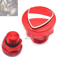 Tapa de tornillo de llenado de aceite de motor para motocicleta, cubierta de aluminio CNC para DUCATI MONSTER 696, 796, 797, 821, 1100, EVO 1200 2024 - compra barato