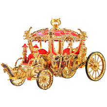 2019 Piececool 3D Metal Puzzle The Princess Carriage DIY Laser Cut Puzzles Jigsaw Model For Adult Children Kids Educational Toys 2024 - buy cheap