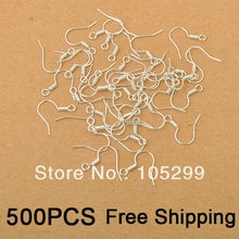 500PCS A Lot Wholesale Making Jewelry Findings 925 Sterling Silver Plated  Hook DIY Jewelry Design Ear Wire Nice 2024 - buy cheap