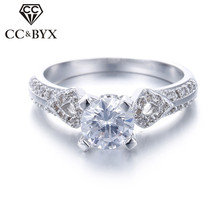 Fashion rings for women 2016 wedding jewelleries with CZ engagement ring mariage gift bijoux femme anel feminino CC050 2024 - buy cheap