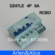 DZ47LE 4P 6A 400V~ 50HZ/60HZ Residual current Circuit breaker with over current and Leakage protection RCBO 2024 - buy cheap