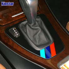 Acrylic M power performance car interior gear knob Car gear shifter decoration sticker for BMW 3 series E90 318i 320i 325i 2024 - buy cheap