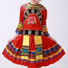 Hmong одежда дизайн для детей девочек китайские традиционные народные танцевальные костюмы современная одежда hmong thnic сценическая танцевальная одежда FF1997 2024 - купить недорого