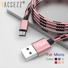 !ACCEZZ Micro USB Cable Charging Data Sync Cord For Samsung Galaxy S7 S6 Huawei Xiaomi Redmi 4A Android Mobile Phone Fast Cables 2024 - buy cheap