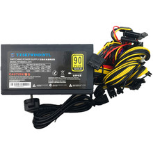 T.F.SKYWINDINTL 1600w 12v Power Supply Mining PSU 1600w Power Supply 6 GPU Graphics Card RX480 RX570 RX470 Eth Zcash Miner Power 2024 - buy cheap