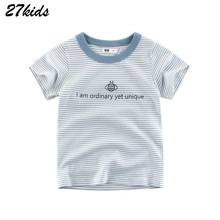 27kids I am oridinary yet unique Toddler Tops T Shirt Summer Children Tees Clothes Cotton Boys Girls T-Shirts Clothing 2024 - buy cheap