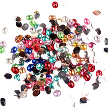 LF 1000Pcs Mixed Bling Oval Resin Decoration Flatback Cabochon Embellishment For Craft Scrapbooking Diy Versiering Accessories 2024 - buy cheap