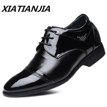 Invisible Heightening 6cm Leather Formal Shoes Men Oxford Shoes For Men Wedding Dress Party Social Business Chaussure Homme 2024 - buy cheap