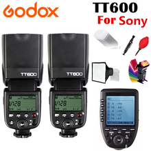 2X Godox TT600 TT600S Flash X System GN60 2.4G Wireless TTL HSS Flash Speedlite For Sony Camera + Xpro-S Transmitter Trigger 2024 - buy cheap