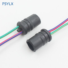 Fsylx tomada led t10 t15 501, suporte de lâmpada adaptadores conector para carro t10 w5w led largura luz de marcador lateral soquete t10 2024 - compre barato