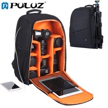 PULUZ Outdoor Portable Waterproof Scratch-proof Dual Shoulders Backpack Camera Accessories Bag Digital DSLR Photo Video Bag 2024 - buy cheap