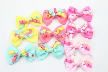 50pcs New mini Ribbon korker Hair Bow Clip for Girl and Woman Hair Accessories Boutique hair Bows Clip Hairpins for Kid HD3406 2024 - buy cheap