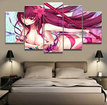 5 Piece Cartoon Pictures Artwork cute Sexy fate grand order Anime Poster Paintings Canvas Art for Home Decor Wall Art 2024 - buy cheap