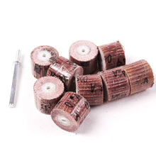 10pcs 12.7mm sandpaper grinding wheel mini drill dremel tools accessories rotary tool abrasive buffing polishing for woodworking 2024 - купить недорого