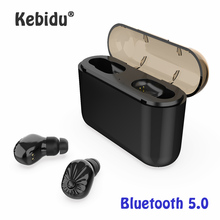 TWS-стереонаушники Kebidu с поддержкой Bluetooth 5,0 и зарядным футляром на 1200 мА · ч 2024 - купить недорого