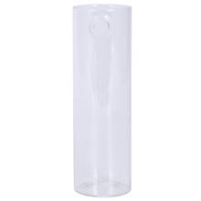 Цилиндрическая стеклянная настенная бутылка для вазы для украшения растений и цветов 2024 - купить недорого