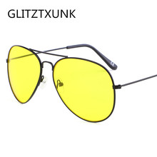 Glitztxunk Sunglasses Men Women Night Vision Goggles aluminum-magnesium car Driving Sun Glasses UV400 anti-glare Eyewear 2024 - buy cheap