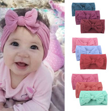 ARLONEET 3PCS Girls Baby Turban Solid Headband Hair Band Bow hair accessories photo Accessories Headwear W0520 2024 - buy cheap