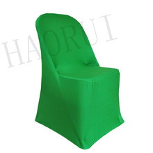 100pcs Emerald Folding Fabric Dining Banquet Party Universal Lycra Chair Covers Caps for Sale Spandex for Weddings Decoration 2024 - buy cheap