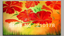 painting handmade oil painting on canvas modern 100%  Best Art Flower oil painting original  directly from artis  FL1-082 2024 - buy cheap