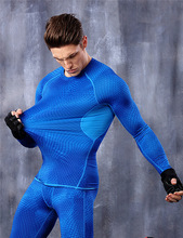 New Winter Thermal Men's Suits Quick Dry Tight Underwear Fitness Leggings Long Sleeve Compression High Wicking Clothing Set 2024 - buy cheap