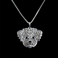 Gold Silver Color Maltese (in puppy/pet haircut) - Gold pendant and necklace Hunger Games Necklace Women Best Friend Choker 2024 - buy cheap