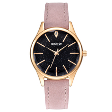 Оптом Брендовые Часы женские модные кожаные кварцевые наручные часы женские простые уникальные дизайнерские часы Relogios Feminino Fashions 2024 - купить недорого