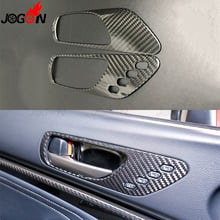 Embellecedor para puerta interior de coche, accesorio para Lexus RC200 300 RC F Sport 2015-2018, fibra de carbono Real, 2 uds. 2024 - compra barato