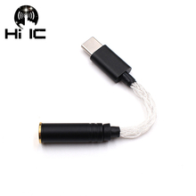 USB Type-C Audio Charging Adapter Type C to 3.5mm 4.4mm 2.5mm Stereo Headphone Jack with High-end Decoder HiFi DAC Chip 2024 - buy cheap