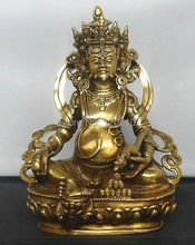Chinese brass copper Statue Bronze Auspicious Fortuna statue Dzambala statue 2024 - buy cheap