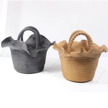 New Japanese holiday style romantic lace straw bag retro fashion beam pocket portable basket beach bag 2024 - buy cheap