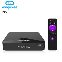 MAGICSEE N5 Android TV Box OSAmlogic S905X Android 7.1.2 Smart TV Box 2GB RAM 16GB ROM 2.4G 5G WiFi 100Mbps BT4.1 Set Top Box 2024 - buy cheap