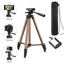 Trípode Profesional para cámara, soporte portátil para iphone, Canon, Nikon, Sony, DSLR, cámara y videocámara 2024 - compra barato