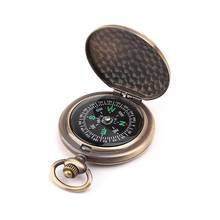 Zinc Alloy Retro Pocket Watch Compass Outdoor Camping Hiking Survival Navigation 2024 - buy cheap