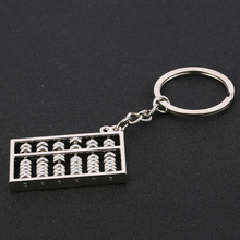 10PCS Simulation Abacus Key Chain Ring Holder Casual Metal Car keyring llavero Alloy keyfobs Fashion Trinket Souvenir Gifts J014 2024 - buy cheap