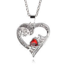 Ожерелье с подвеской «Мама в сердце» 2024 - купить недорого