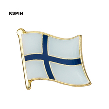 Финский флаг, булавка для лацкана, значок, брошь-значок, 1 шт. 2024 - купить недорого